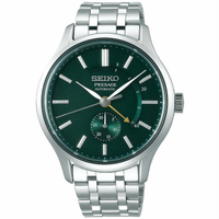 seiko SK037 精工錶 4R57-00N0G(SSA397J1) Presage 中央動力儲存顯示機械錶 / 綠 42mm｜樂天領券折300★全館特惠中★指定刷卡回饋10%