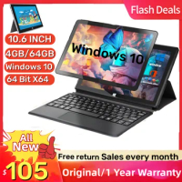 Big Sales 10.6 INCH Windows 10 Tablet PC 4GB RAM 64GB ROM 5SE Dual Cameras 1920 x 1080 Pixel HDMI-Compatible 64 Bit X64