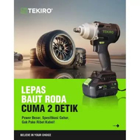 Tekiro Cordless Impact Wrench 1/2” Brushless 20V