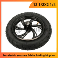 Motorcycle accessories 12 1/2X2 1/4 Wheel Tire &amp; Inner Tube &amp; Rim Set fits electric scooters E-bike folding bicycles