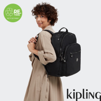 Kipling 經典百搭黑機能手提後背包-SEOUL
