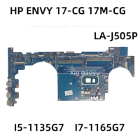 GPT70 LA-J505P Original For HP ENVY 17-CG 17M-CG Laptop Motherboard With I5-1135G7 I7-1165G7 CPU M15199-601 100% Tested Perfectl