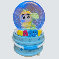 Quả cầu tuyết có đèn sáng phát nhạc Honey Bear - quà tặng Noel Valentine sinh nhật 20/10 8/3 - hộp p
