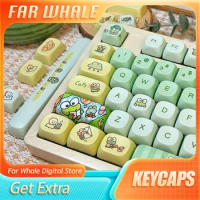 Cartoon Frog Theme MOA 134/139 Keys Keycap Set PBT Mechanical Gaming Keyboard Keycap Personalized Fi