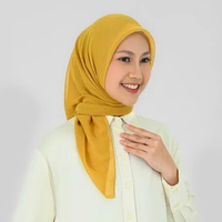Geulis.id SIGNATURE PLAIN PARIS SCARF / HIJAB PARIS JEPANG POLOS / HIJAB PARIS SEGI EMPAT ALLSIZE MU