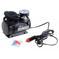 Inflatable Air Pump 300PSI Mini Portable Car Tire Inflator 12v Automatic Reading Air Compressor Pump For Fast And Easy Inflation