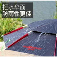 釣魚傘2.6米萬向防雨暴雨釣傘2.4大加厚雨傘雙層遮陽傘