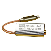Suitable For Lightning to 3.5mm Headphone Audio Adapter Amp Decoding Line Dac Dlc5686
