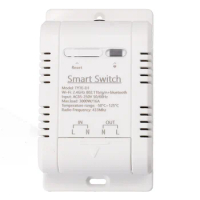 1 Set Smart Switch Waterproof Temperature Sensor White Voice Control For Smart Life For Tuya Smart Smart Switch
