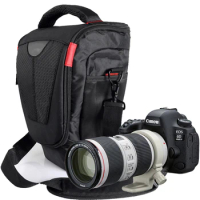 Large Waterproof DSLR Camera Bag For Canon EOS 6D 6D2 5D Mark IV II III 5D4 5D3 R 850D 90D 80D 77D 70-200mm 100-500mm Lens Case