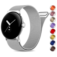 For Pixel Watch 2 Strap accessories SmartWatch belt Metal stainless steel magnetic bracelet correa for Google Pixel Watch Band