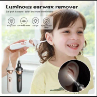 Alat Pembersih Telinga Elektrik Portable Ear Scoop Korek Kuping LED