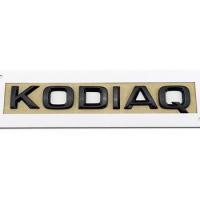New 3D glossy black KODIAQ BOOT BADGE Rear Emblem 2016+ TDI TSI 4X4 1.4 1.5 2.0 for SKODA