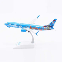 JC Wings 1:200 Alaska Aviation B737-800 N537AS Alloy Aircraft Model Adult Fans Collectible Souvenir Gifts