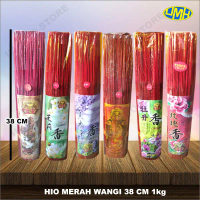 Hio Harum Dupa Sembahyang Wangi Aromaterapi Merah Polos Halus 1kg