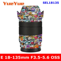 For Sony E 18-135mm F3.5-5.6 OSS SEL18135 Anti-Scratch Camera Lens Sticker Coat Wrap Protective Film Body Protector Skin Cover