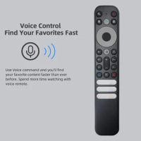 Television Remote Control with Voice Control TV Wireless Controller Infrared Replacement Parts for TCL Android TV 40S330 32S330