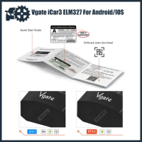 Elm327 Vgate iCar3 Bluetooth OBDII OBD 2 ELM327 iCar 3 Bluetooth Diagnostic Interface For Android PC Code Reader Auto OBD2