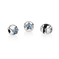 PANDORA 潘多拉 璀璨星空 夾飾 796380NSBMX 925銀 1pc