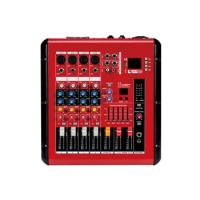 4 Channel professional sound DJ audio power mixer usb interface controller home music karaoke amplifier mixer