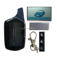 B9 Case Keychain Cover +B9 LCD Display flexible Zebra Paper For 2 way Car Alarm LCD Remote Control Starline B9 KGB FX-7 FX7 FX 7