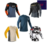 Jersey sepeda mtb downhill gunung cross trail lengan panjang import