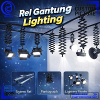 TaffSTUDIO Rel Gantung Lampu Studio Skytrack 4 Rel 4 Pantograf 3M - TS-443M