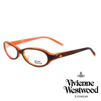 【Vivienne Westwood】經典土星款光學眼鏡(橘/黑 VW132_02)