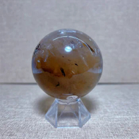Natural Smok Quartz Sphere With Rain Bow Reiki Healing Stone Home Decoration Exquisite Gift Souvenir Gift