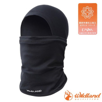 【荒野 WildLand】男女 中性遠紅外線保暖帽.面罩.口罩.頭套_0A02022-54 黑