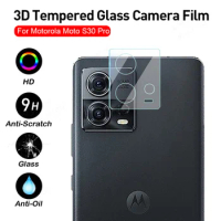 3D Rear Camera Tempered Glass For Motorola Moto S30 X30 Pro Case Back Lens Protector Ring Edge 30 Fusion Edge30 Neo Ultra S30Pro