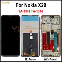 For Nokia X20 LCD Display Touch Screen Digitizer Assembly For Nokia X20 TA-1341 TA-1344 Display Screen Replacament Parts