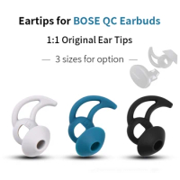 Silicone Ear Tips Replacement Ear Buds for Bose QC True Wireless Earphone Bose QC Buds Silicone Eartips Quiet Comfort Earbuds
