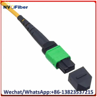 MPO/M-MPO/M-24C-3.0-SM-2M-LSZH-Yellow-A/B/C Type 24 Fiber G657A 3.0mm Mini Round Fibre Optic Trunk Cable Patch Cord