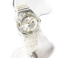 【CASIO 卡西歐】清透系列 半透明迷你指針手錶 學生錶 女王節(LRW-200HS-7EV)