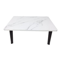 โนะโบะรุ โต๊ะพับญี่ปุ่น ขนาด 40X60 ซม. ลายหินอ่อนสีขาว