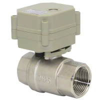 1/4"-1" 2 Way AC/DC9-24V Electric Ball Valve,DN8-DN25 Stainless steel Motorized Ball Valve