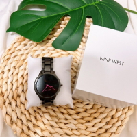 美國代購 台灣現貨 NINE WEST 鐵灰色腕錶 女錶 NW1435P
