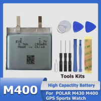 XDOU High Quality 3.8V 600mAh Rechargeable Lithium Battery For POLAR M430 M400 GPS Sports Watch New Li-Polymer Batteryin