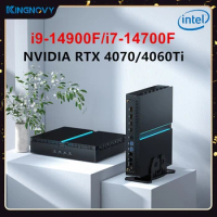 14th Gen Intel i9 14900F NVIDIA RTX 4070 12G Gaming Mini PC i7 DDR5 PCIE4.0 Windows 11 Mini Gamer Computer Tower Desktop WiFi6