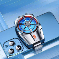 Turbo Hurricane Fast Cooling Artifact for Apple Phone, Phone Back Clip, Portable for Android Phone