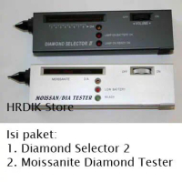 Diamond Selector II + Moissanite Diamond Tester PAKET Lengkap Hemat 2