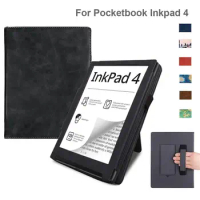 7.8 inch eReader Case Auto Sleep/Wake with Hand Holder Smart Cover Shockproof Slim Protective Shell for Pocketbook Inkpad 4