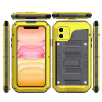 360 Full Protective waterproof Case For iphone 11 case Coque Funda For iphone 11 pro max case Cover Armor Metal Doom Heavy Duty