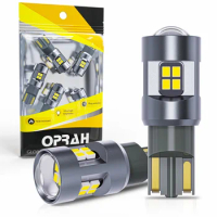 Oprah 2pcs LED T10 W5W 12V 24V Light For Car Truck Interior Lighting Side Parking Position Clearance Signal Lamp DRL White 6000K