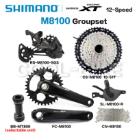 SHIMANO DEORE XT 12 Speed M8100 m7100 Groupset 32T 34T 36T Crankset MTB Mountain Bike Groupset 1x12 Speed 51T Rear Derailleur