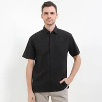 Cardinal Kemeja Lengan Pendek Pria E1798P01A Black L