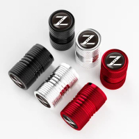 4Pcs/lot Tire Wheel Valve Dust Caps Tyre Rim Stem Covers For Nissan 350Z 370Z Z33 Fairlady Nismo Z Car Accessories
