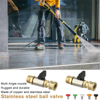 M22 14MM Adapter with Quick Coupler Ball Valve Penyesuai M22 14MM, dengan Injap Bola Gandingan Panta