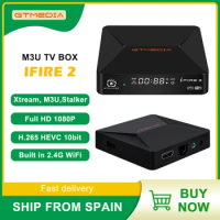 GTMEDIA IFIRE2 M3U TV Box Full HD 1080p H.265 10bit Smart TV Internet Set Top Box android box Support M3U Xtream Player Decoder